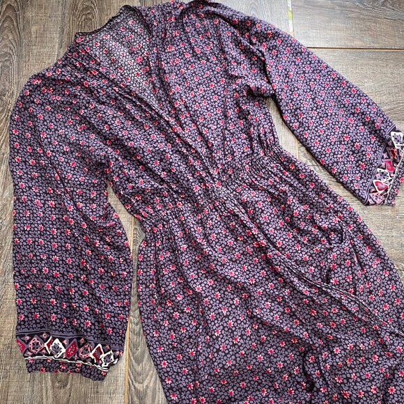 Natalie Martin Red and Blue Maxi Dress - Picture 11 of 16